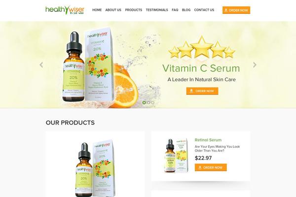 Store WP theme site design template sample