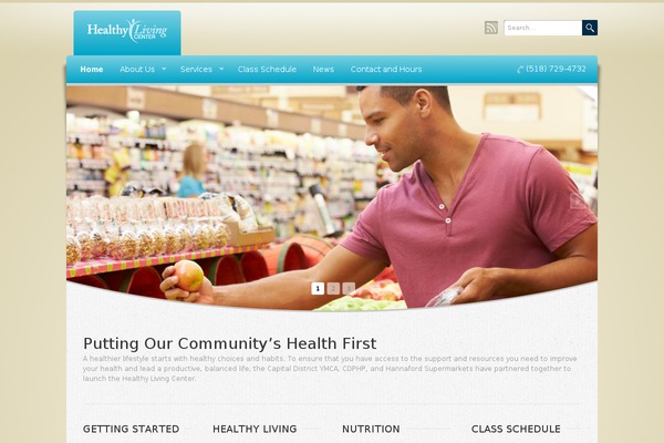 Wellness theme site design template sample