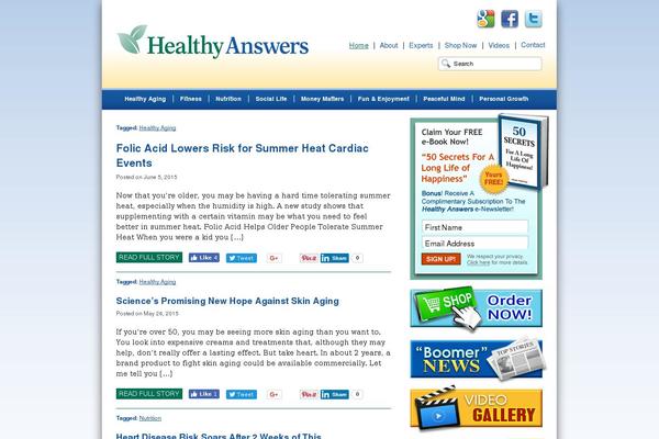 Site using Autoptimize plugin