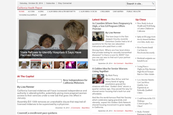 healthycal.org site used Derma-care