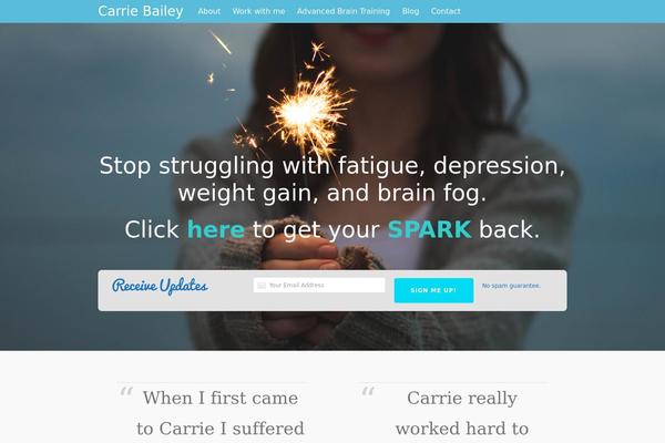 healthycarrie.com site used Tesseract