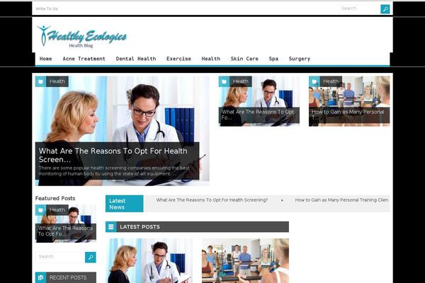 Spirit theme site design template sample
