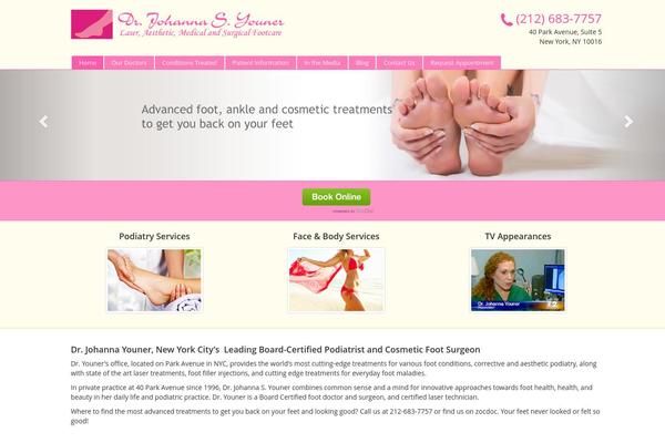 healthyfeetny.net site used Health-theme