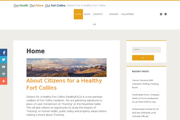 Ignite theme site design template sample