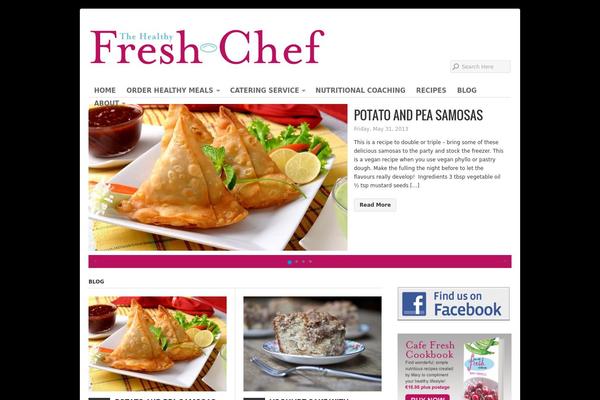 Organic Magazine theme site design template sample