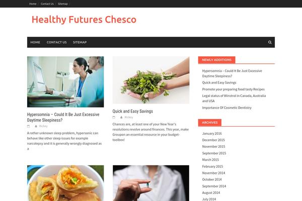 Awaken theme site design template sample