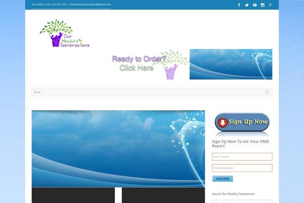 Site using Awesome Social Icons plugin
