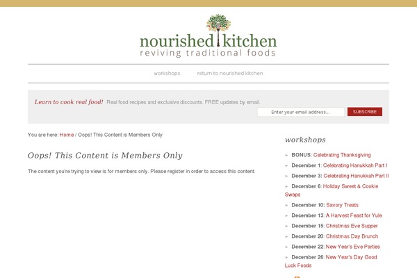 Foodie theme site design template sample