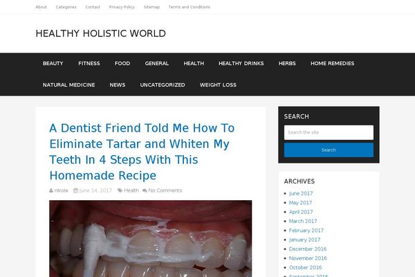 GeneratePress theme site design template sample