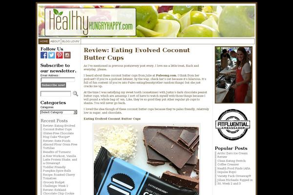 healthyhungryhappy.com site used Daily Dish Pro