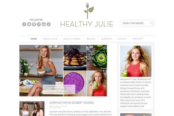 Foodie Pro theme site design template sample