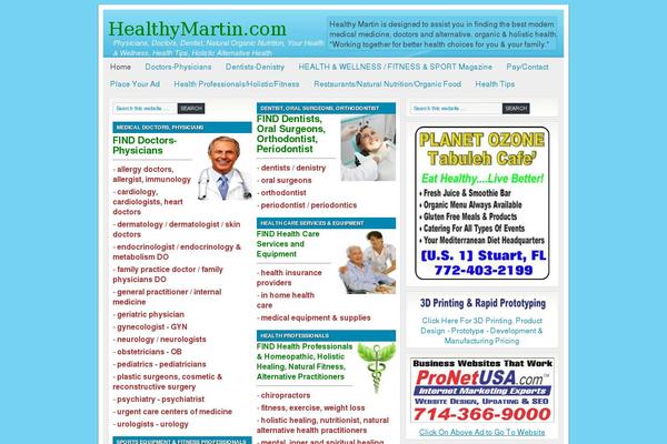 Lifestyle theme site design template sample