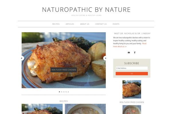 Foodie theme site design template sample