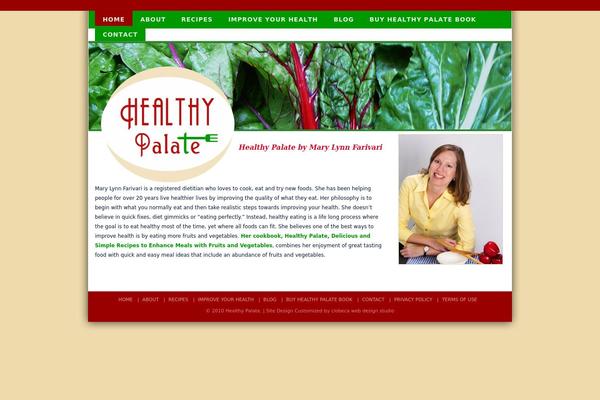 RedLine theme site design template sample