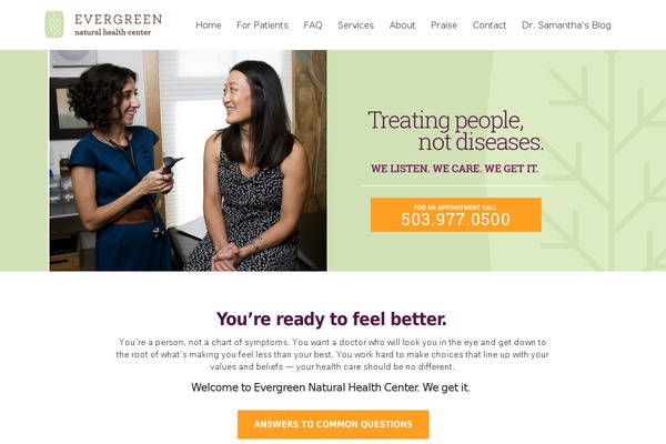 Headway theme site design template sample