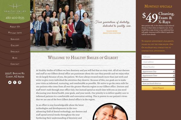 healthysmilesofgilbert.com site used Gibbons
