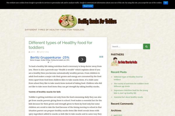 Natura theme site design template sample