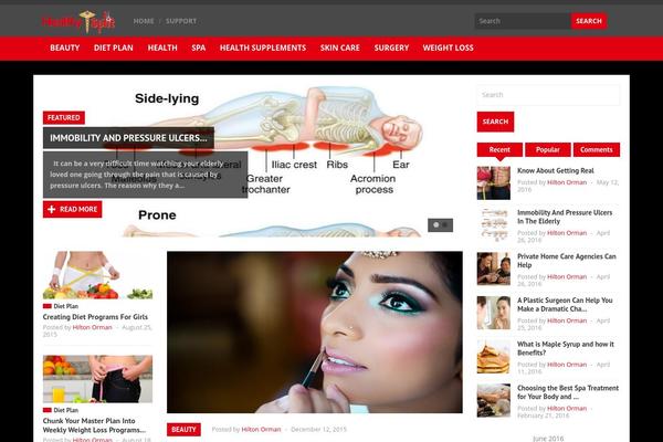 Jono theme site design template sample