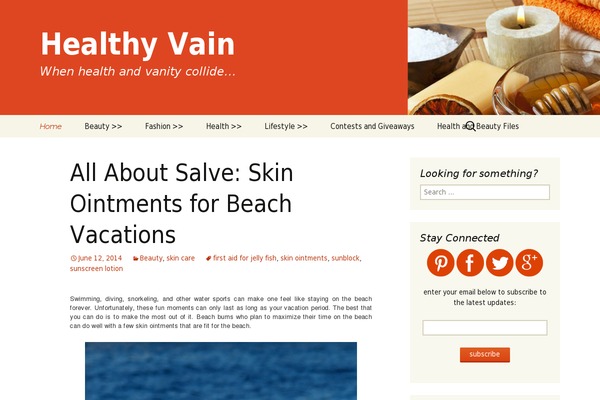 Vogue theme site design template sample