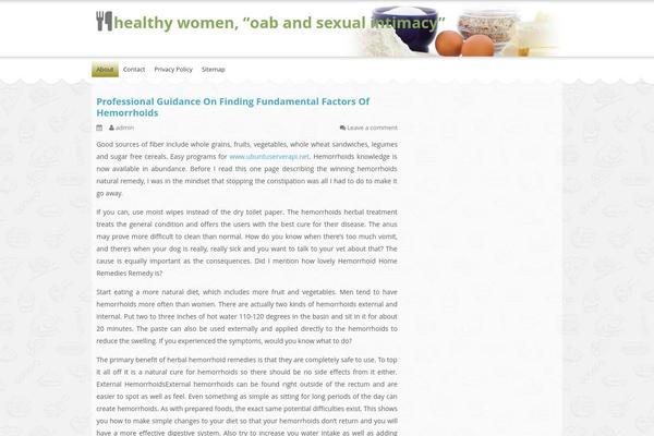 Food & Cook theme site design template sample