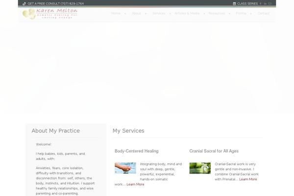 Babykids theme site design template sample