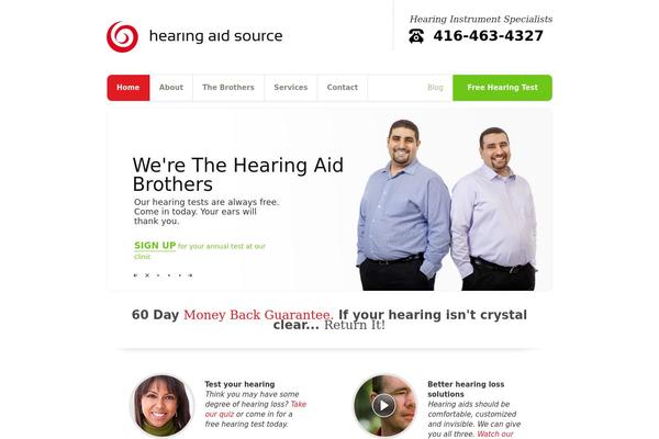 hearingaidsource.ca site used Has