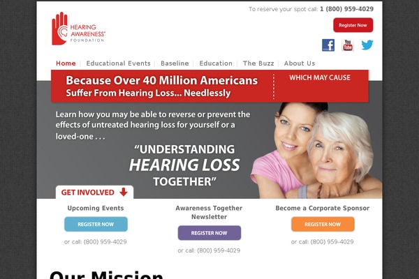 hearingawarenessfoundation.org site used Nevada