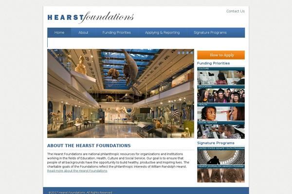 hearst theme websites examples