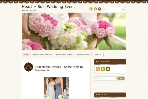 Chocolat theme site design template sample