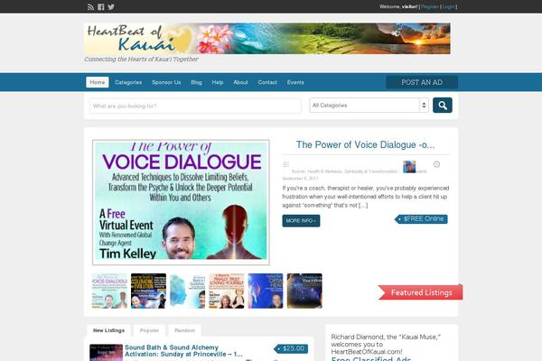ClassiPress theme site design template sample