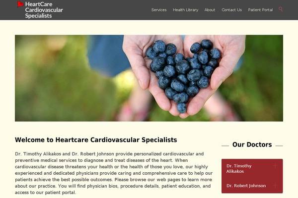 HealthCenter theme site design template sample