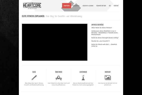 Bigbang theme site design template sample