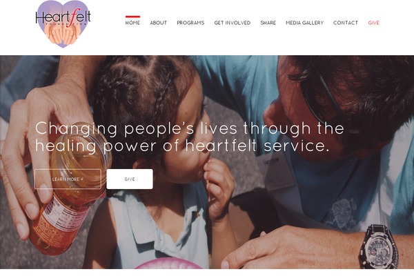 heartfelt.org site used Heart