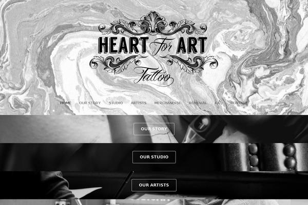 heartforart.co.uk site used Skeleton-advanced