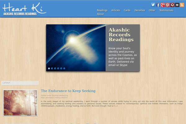 Heaven theme site design template sample