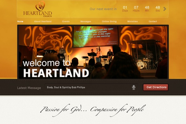 Wp-church theme site design template sample