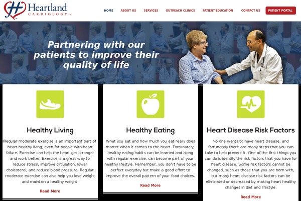 Heartland theme site design template sample