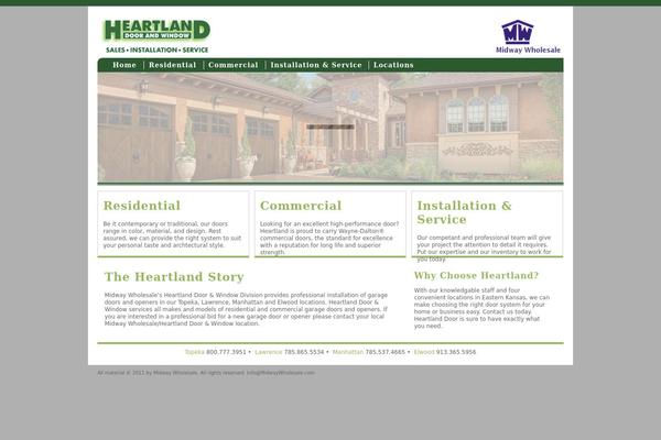 Heartland theme site design template sample