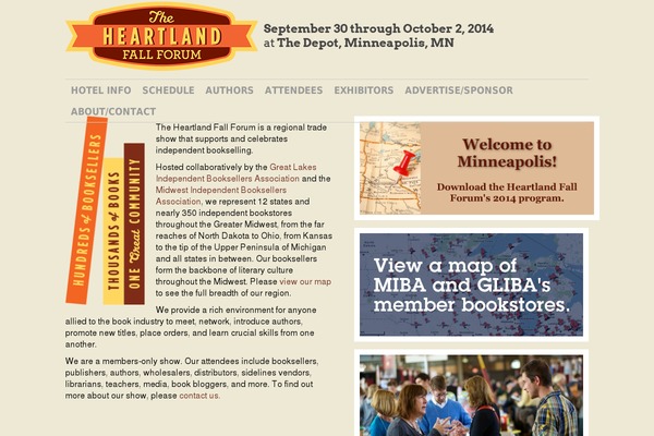 heartlandfallforum.org site used Books