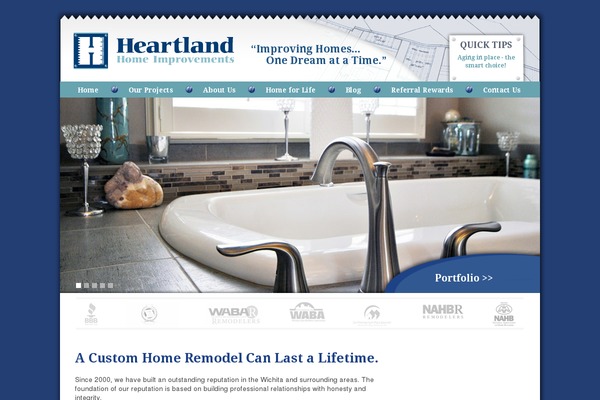Heartland theme site design template sample