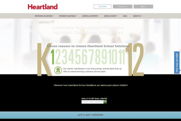 Heartland theme site design template sample