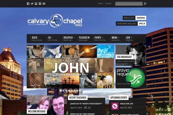 Resurrect theme site design template sample