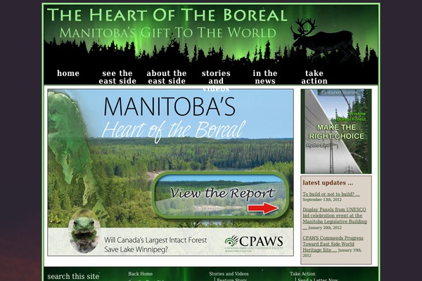 heartoftheboreal.ca site used Boreal