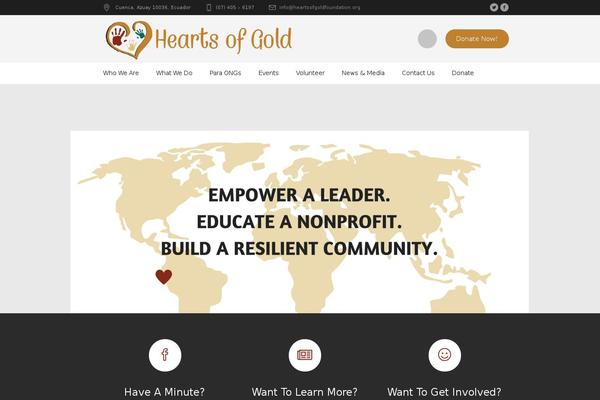 Welfare theme site design template sample