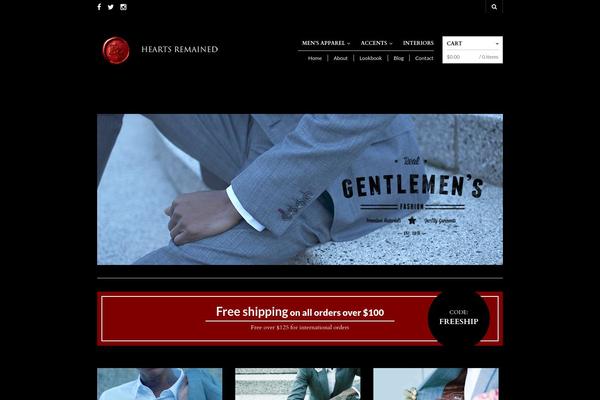 The Retailer theme site design template sample