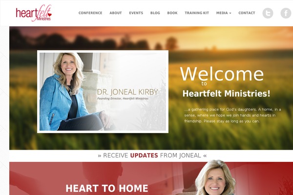 hearttohomeministry.org site used upBootstrap3WP