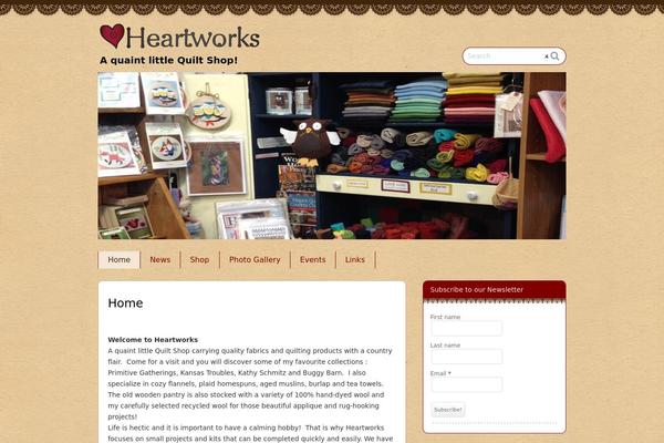 Chocolat theme site design template sample