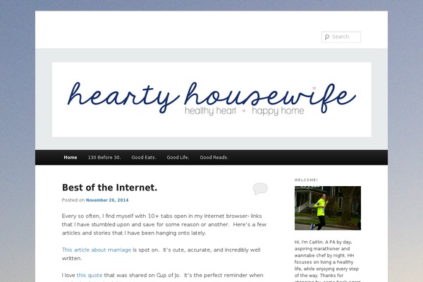 Twenty Eleven theme site design template sample