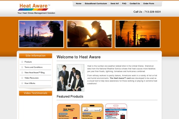 heataware.com site used Minshop