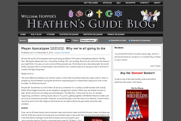 Mag theme site design template sample